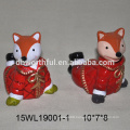 Factory direct sale ceramic fox figurine